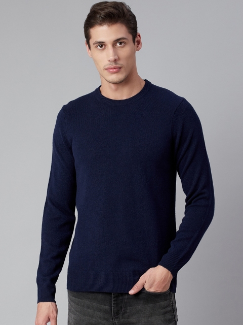 

Marks & Spencer Men Navy Blue Pullover