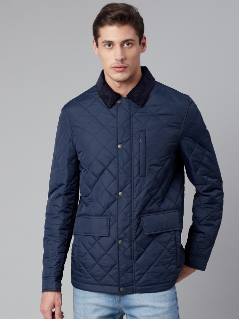 

Marks & Spencer Men Navy Blue Quilted Jacket