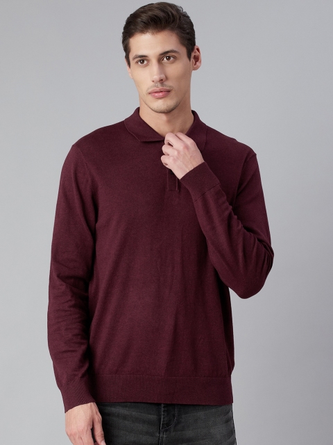 

Marks & Spencer Men Maroon Pullover
