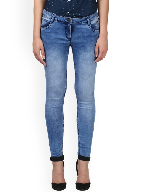 

Park Avenue Woman Women Blue Skinny Fit Heavy Fade Stretchable Jeans