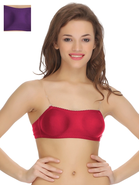 

Clovia Pack Of 2 Bra, Red