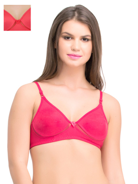 

Clovia Pack Of 2 Bra, Pink