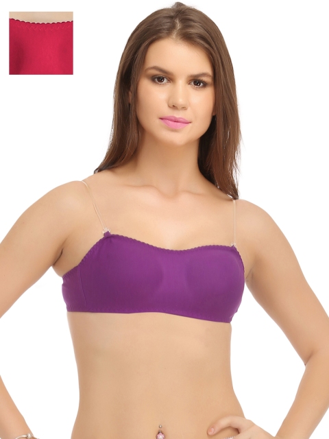 

Clovia Pack Of 2 Bra, Red