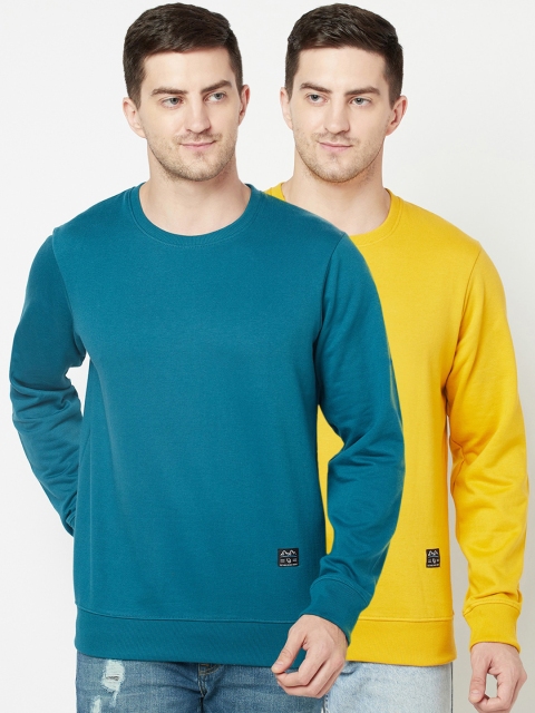 

ELEGANCE Men Pack Of 2 Sweatshirt, Blue