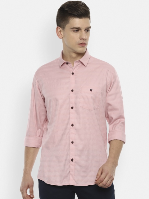 

Louis Philippe Sport Men Pink Striped Slim Fit asual Shirt