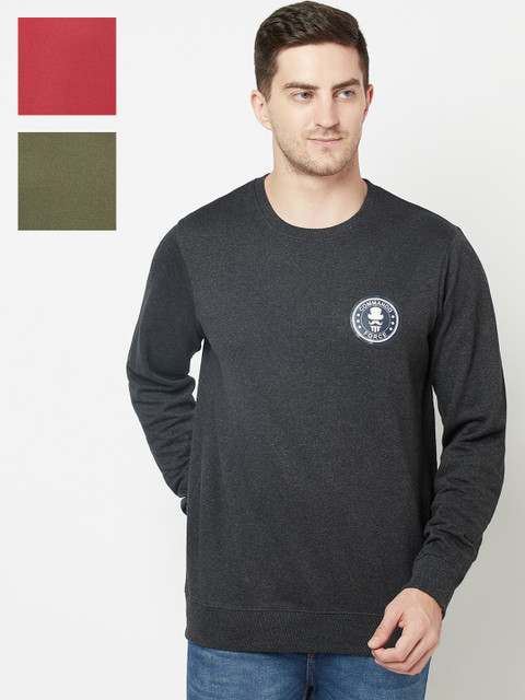 

ELEGANCE Men Pack Of 3 Sweatshirts, Multi