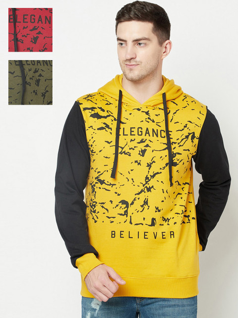 

ELEGANCE Men Pack Of 3 Sweatshirts, Multi
