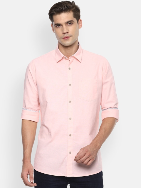 

Van Heusen Sport Men Pink Slim Fit Opaque Casual Shirt