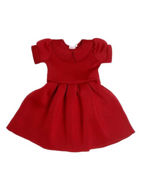 

ruviero Red Party Scuba Fit & Flare Dress