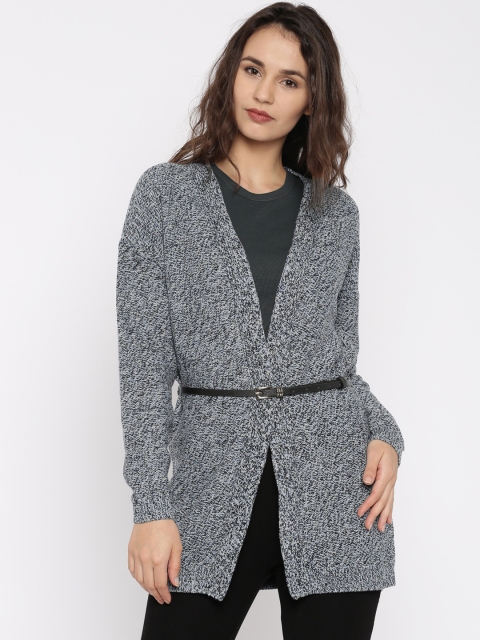 

SELA Women Navy Blue Cardigan