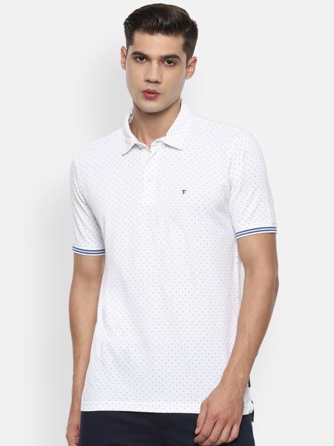 

Van Heusen Sport Men White Polo Collar T-shirt