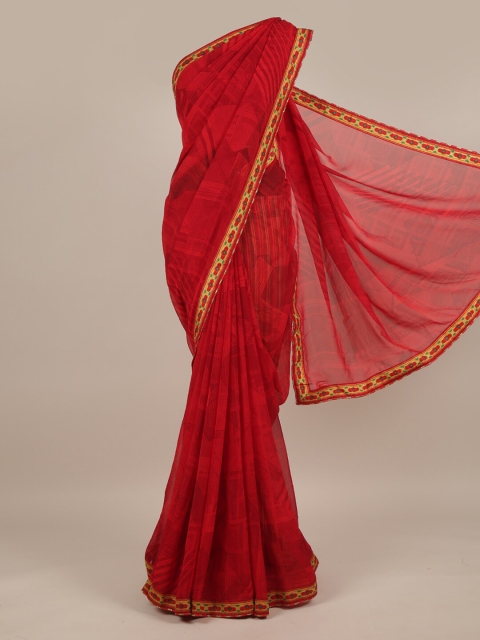 

Pothys Red & Green Saree