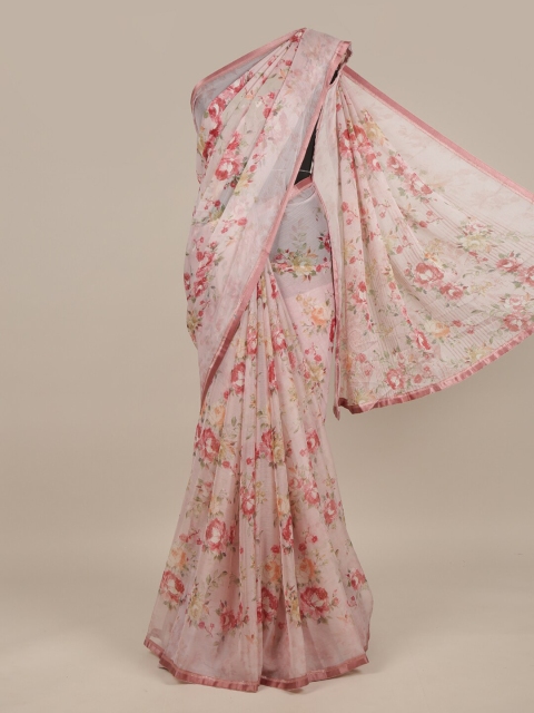 

Pothys Pink Floral Saree