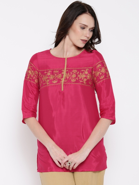 

AURELIA Pink Floral Print Kurti