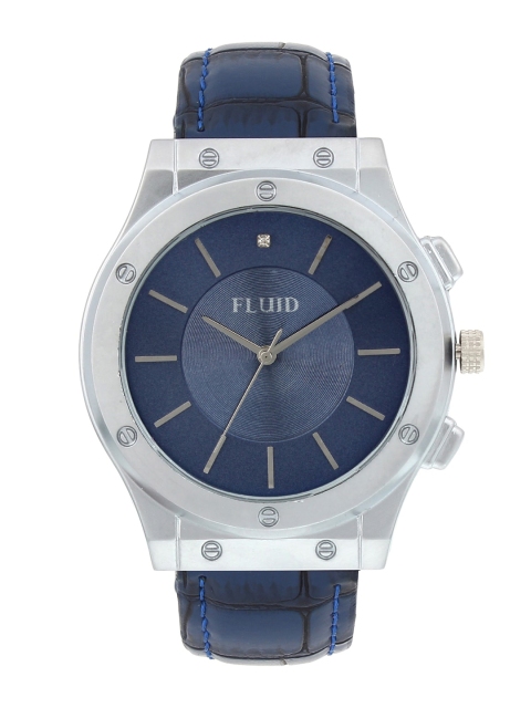 

FLUID Men Blue Dial & Blue Leather Straps Analogue Watch FL21-726-BL01