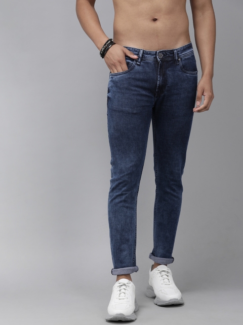 

The Roadster Lifestyle Co Men Blue Lean Skinny Fit Stretchable Jeans