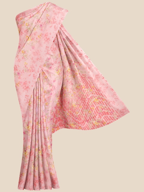 

Kalamandir Pink Floral Saree