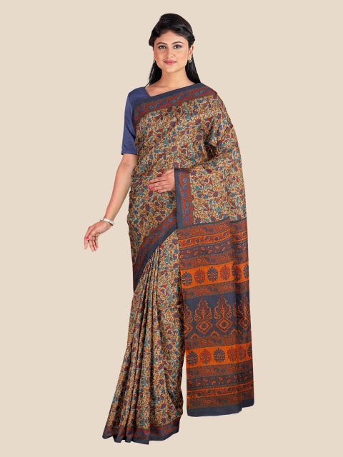 

Kalamandir Beige & Red Floral Saree