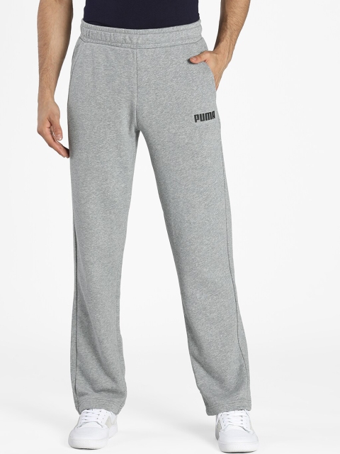 

Puma Men Grey Melange Solid Track Pants