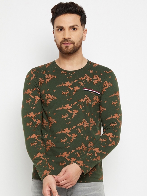 

Adobe Men Green Printed T-shirt