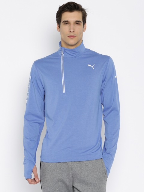 

PUMA Men Blue NightCat PWRWARM T-Shirt