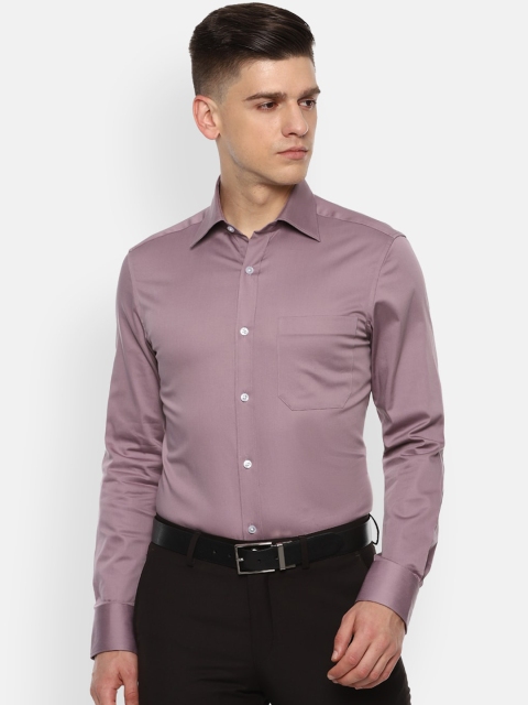 

Louis Philippe Men Purple Opaque Formal Shirt