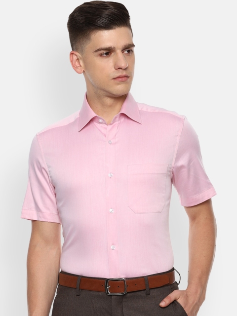 

Louis Philippe Men Pink Opaque Formal Shirt