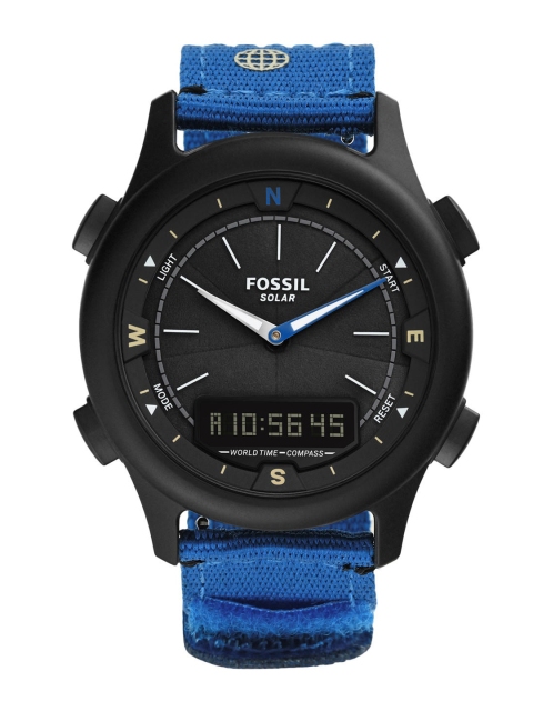 

Fossil Men Black Dial & Blue Straps Earth Day Analogue and Digital Watch LE1120
