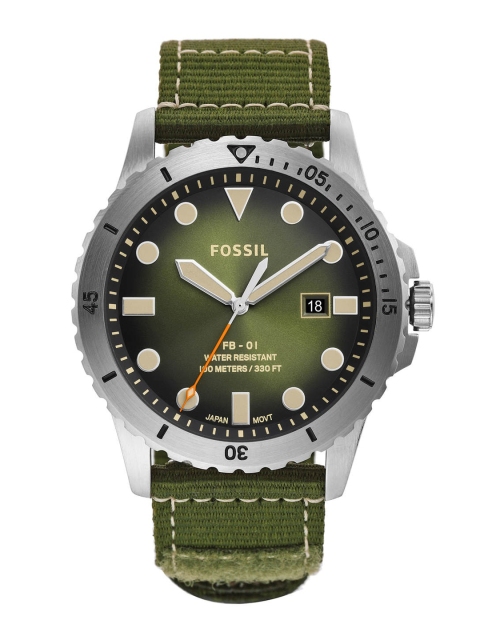 

Fossil Men Green Dial & Green Straps FB - 01 Analogue Watch FS5863