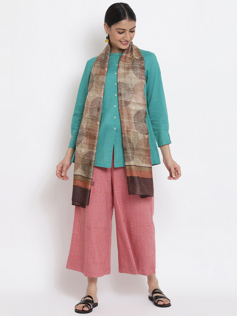 

Fabindia Women Brown & Beige Printed Stole