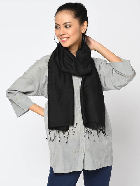 

Fabindia Women Black Modal Stole