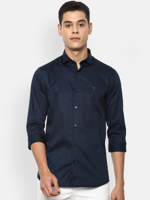 

Louis Philippe Sport Men Navy Blue Slim Fit Opaque Printed Casual Shirt