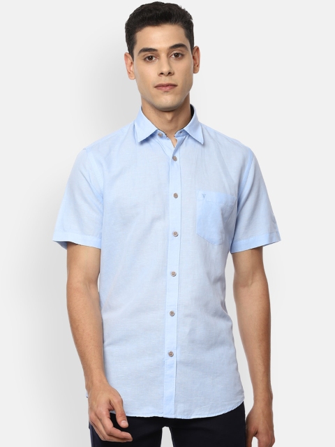 

Van Heusen Sport Men Blue Slim Fit Opaque Casual Shirt