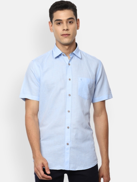 

Van Heusen Sport Men Blue Slim Fit Opaque Casual Shirt