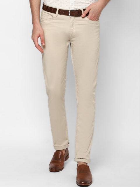 

Allen Solly Sport Men Beige Slim Fit Chinos Trousers