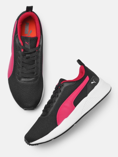 

Puma Women Black Solid Kyle IDP Sneakers