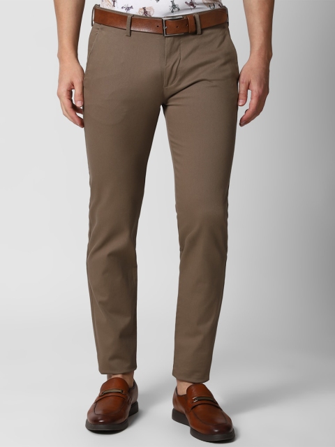 

Peter England Casuals Men Brown Slim Fit Trousers