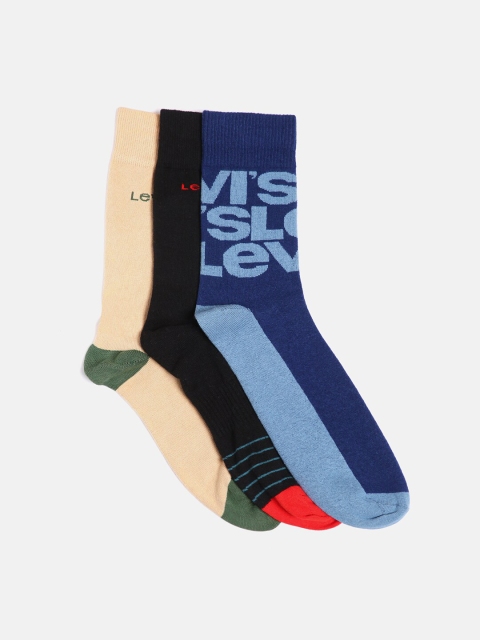 

Levis Men Pack Of 3 Assorted Knee-Length Socks
