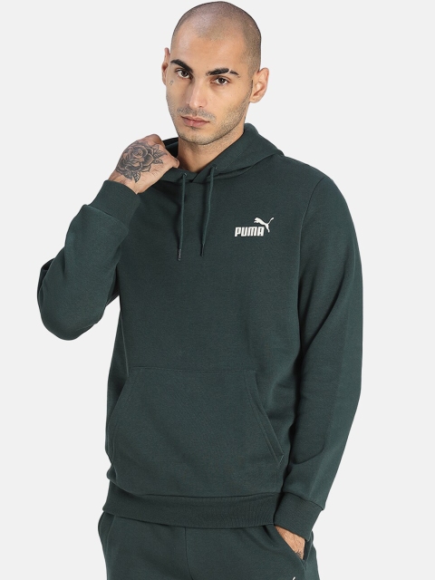 

Puma Men Green ESS Small Logo Hoodie