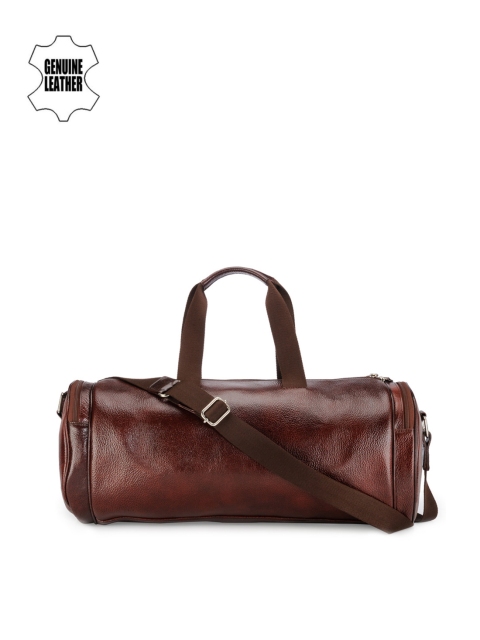 

Teakwood Leathers Unisex Burgundy Duffel Bag