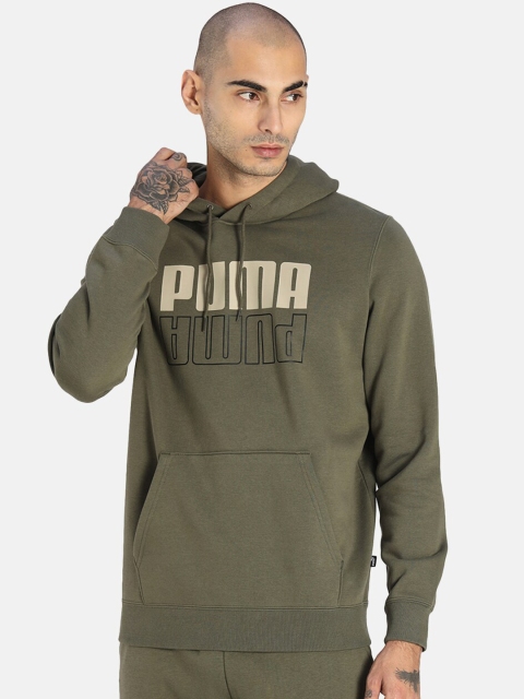 

Puma Men Green Power Logo Hoodie