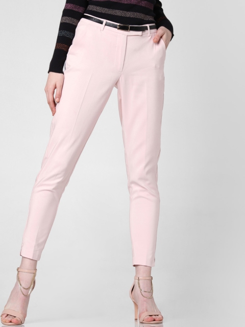 

Vero Moda Women Pink Slim Fit Trousers