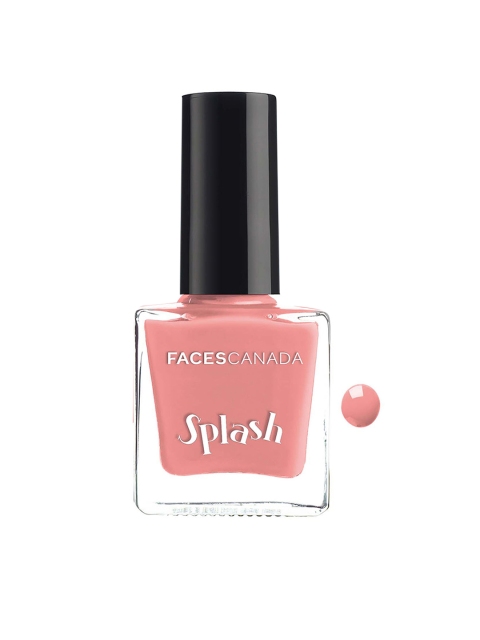 

FACES CANADA Splash Fast Dry High Shine Lasting No Chip Nail Enamel 8ml - Marigold 129, Pink