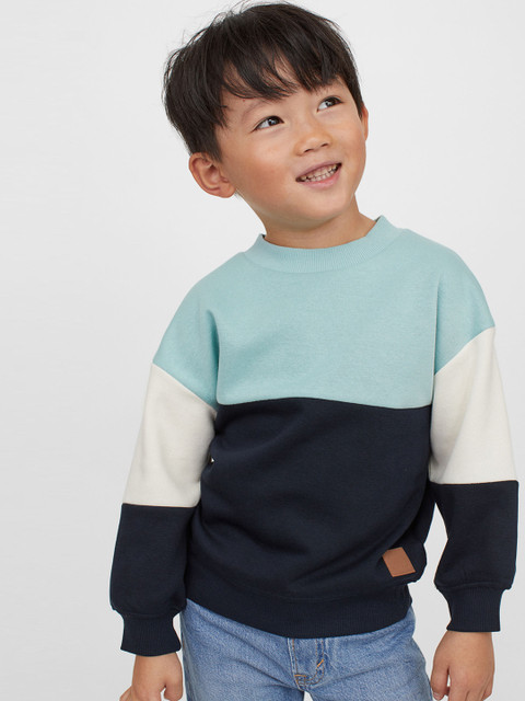 

H&M Boys Blue Printed Sweatshirt