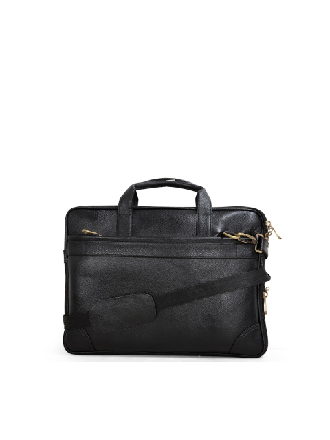 

Polo Class Unisex Black Textured PU Laptop Bag