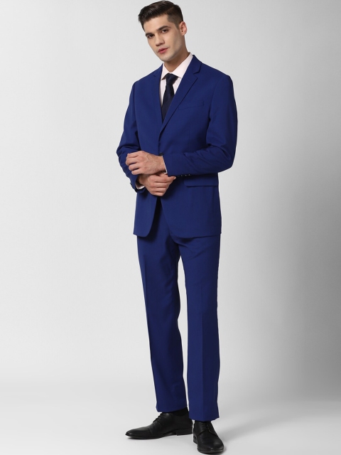 

Peter England Elite Men Navy Blue Solid Slim-Fit 2 Piece Formal Suit