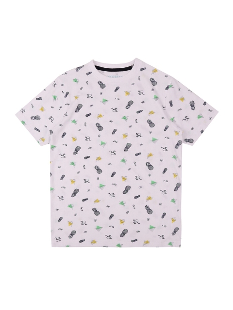 

Pantaloons Junior Boys White Printed T-shirt