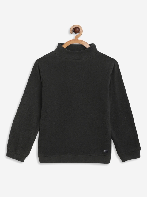 

Octave Boys Olive Green Solid Sweatshirt