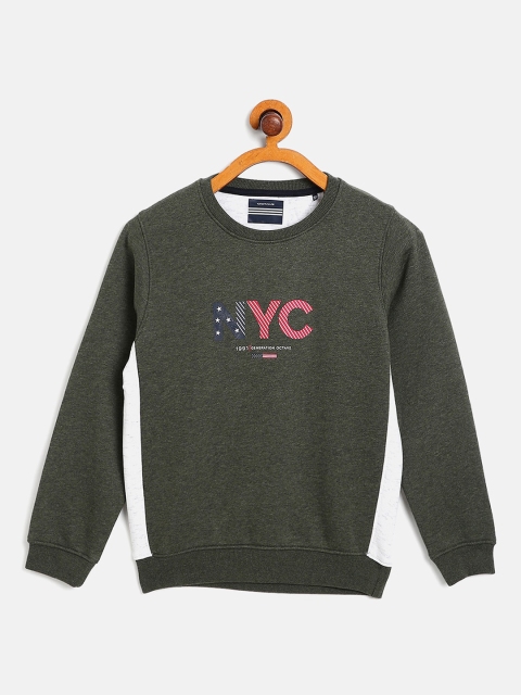 

Octave Boys Olive Green Sweatshirt