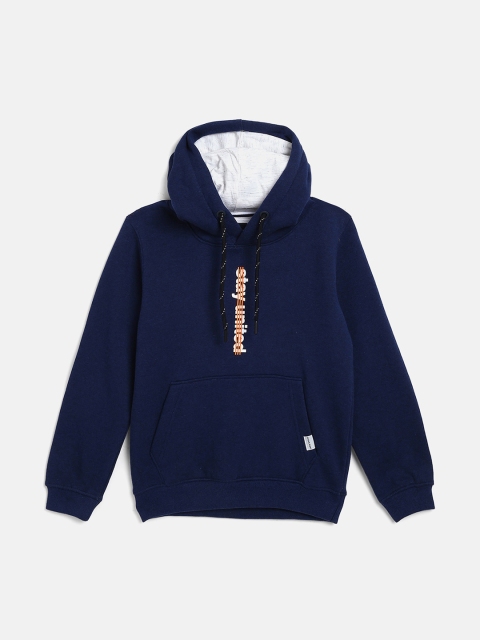 

Octave Boys Navy Blue Hooded Sweatshirt